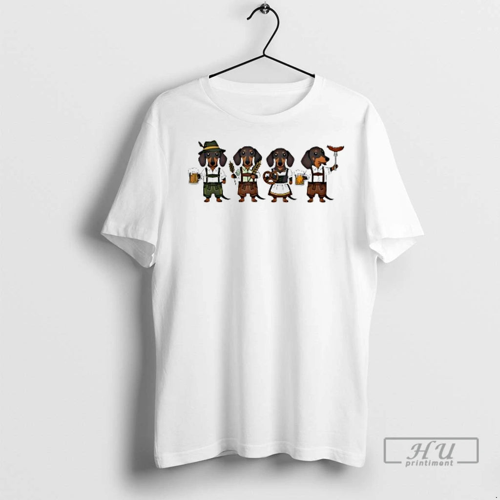 Officials Oktoberfest Dachshund Cute Sausage Dog German Ladies T Shirt