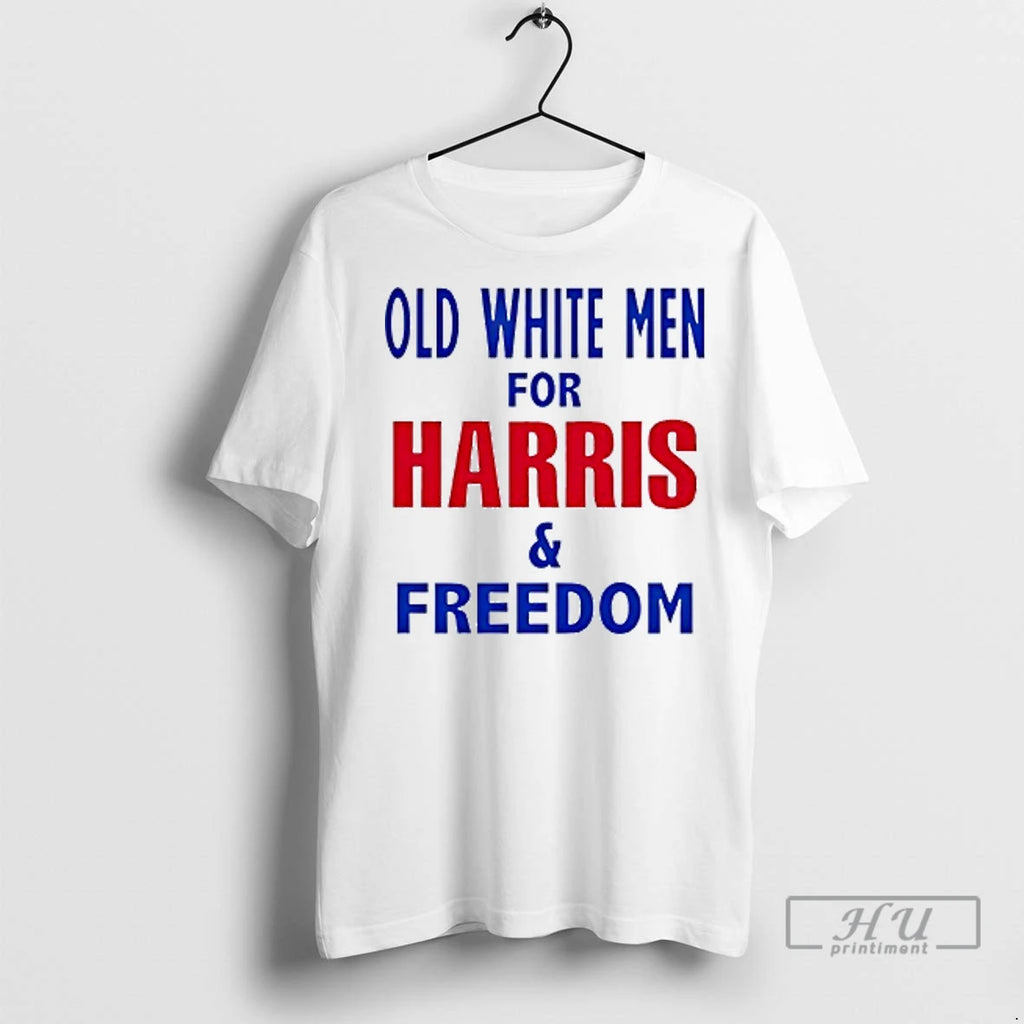 Officials Old White Men For Harris And Freedom T Shirt