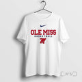 Officials Ole Miss Rebell Hotty Dotty Mascot Double Sided T-Shirts