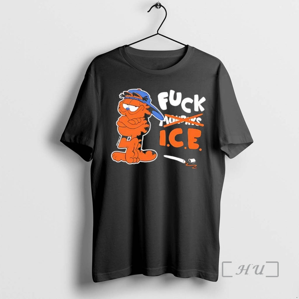Officials Orange Cat Says Fck Ice