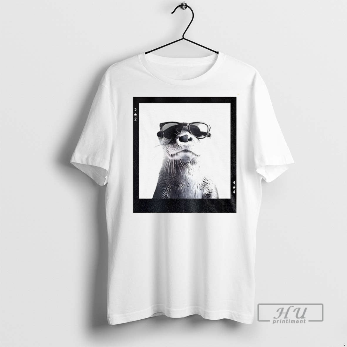 Officials Otter Wearing Glasses Photo Funny Meme T Shirt s Unisex , , , Long Sleeve Tee