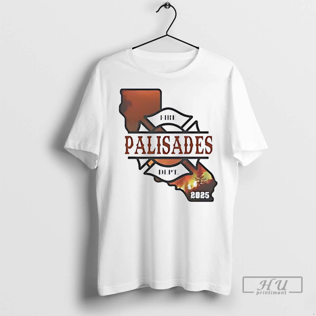Officials Palisades Fire Dept 2025 La County Wildfires Fire T Shirt