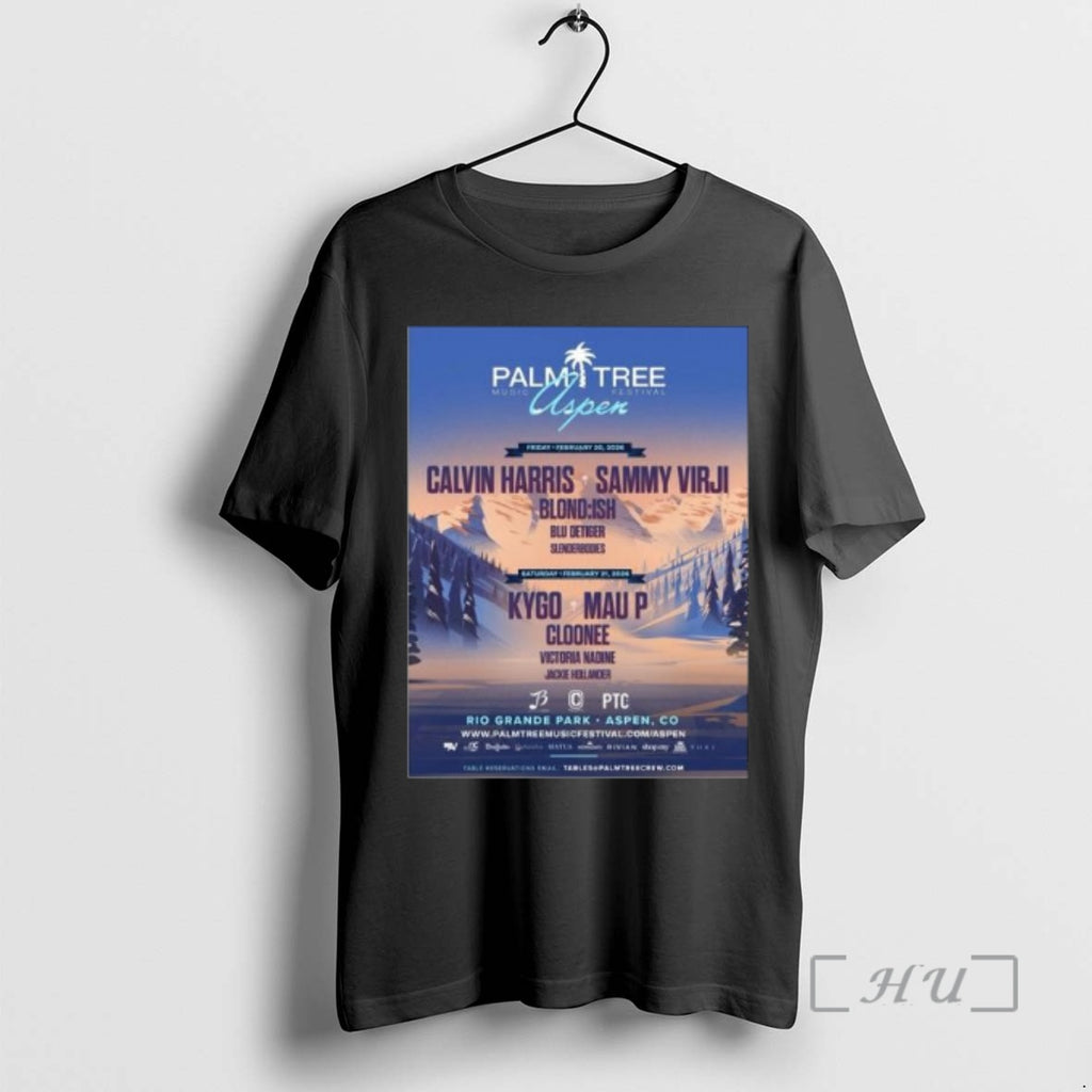Officials Palm Tree Music Festival February 20 21 2026 Aspen Co Premium T Shirts Sweater