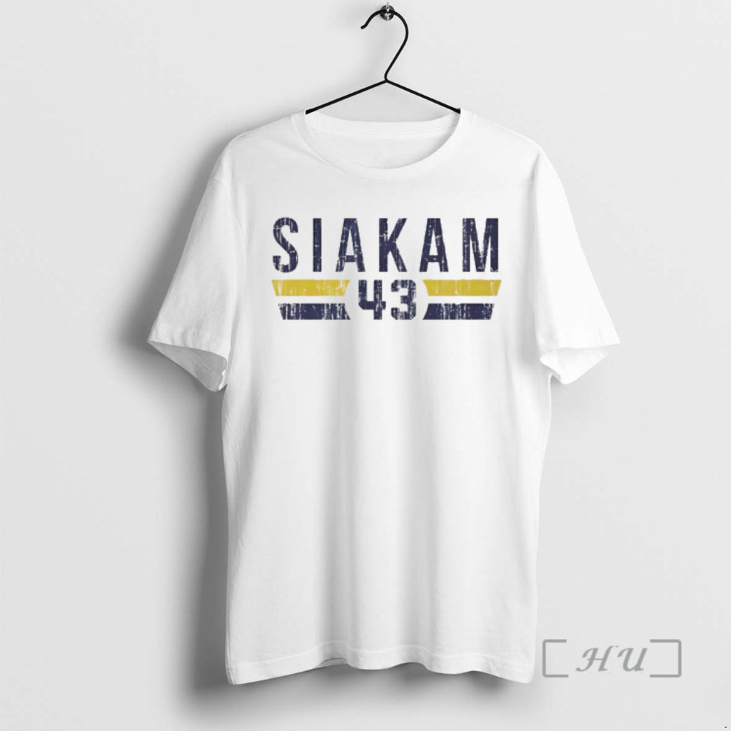 Officials Pascal Siakam 43 Indiana Pacers Basketball Name And Number