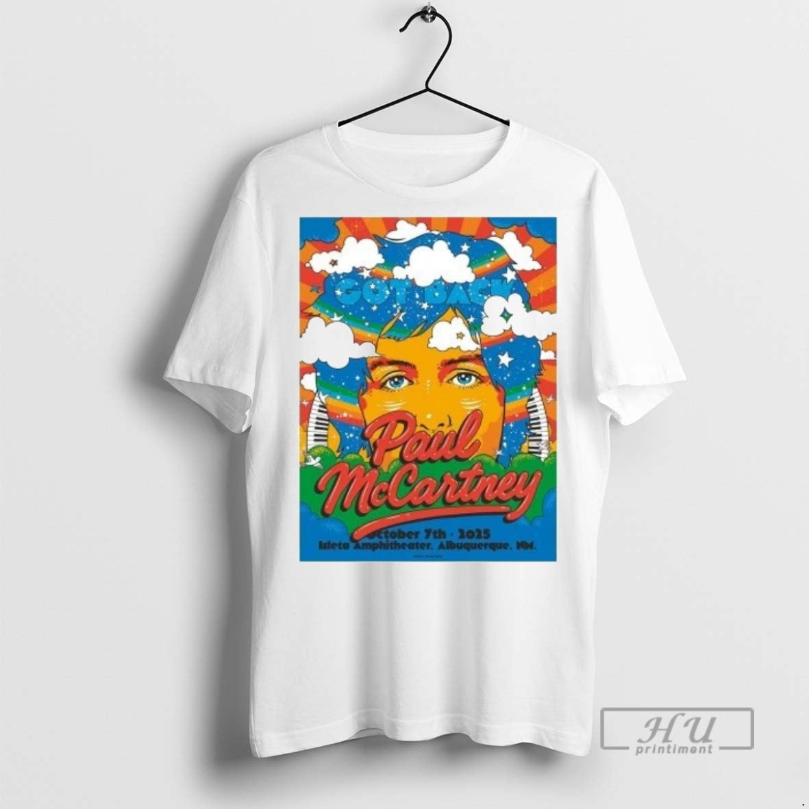 Officials Paul Mccartney Got Back 25 Albuquerque New Mexico 2025 T Shirts s