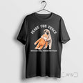 Officials Peace For Punch Or Else I Will Punch For Peace Monkey Premium T Shirts