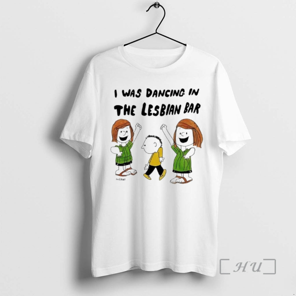 Officials Peanuts Gang Characters I Was Dancing In The Lesbian Bar Premium T Shirts Sweater
