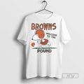 Officials Peanuts X Cleveland Browns Welcome To The Pound T Shirt s Unisex , , , Long Sleeve Tee