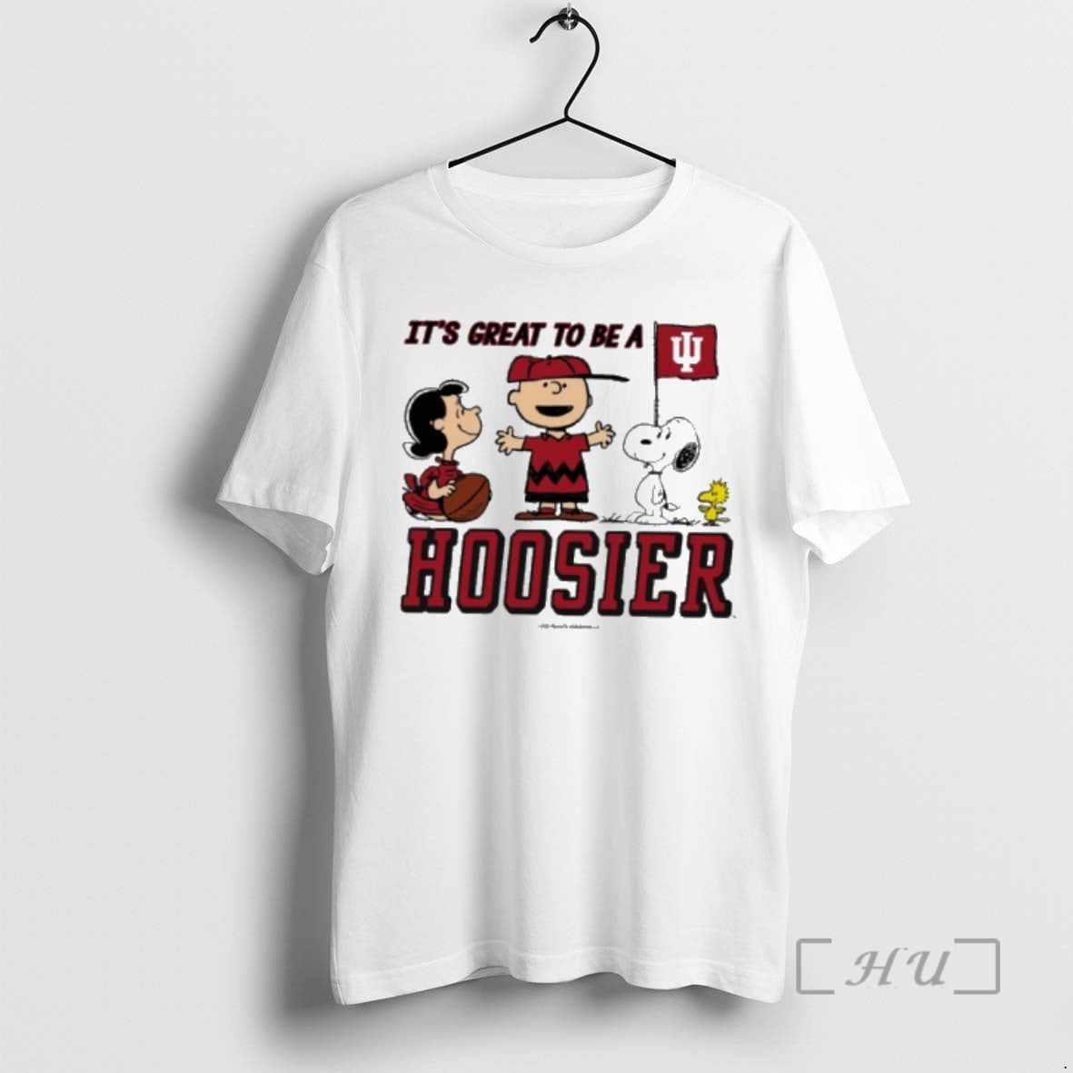 Officials Peanuts X Indiana Football Great Be Hoosier T-Shirts