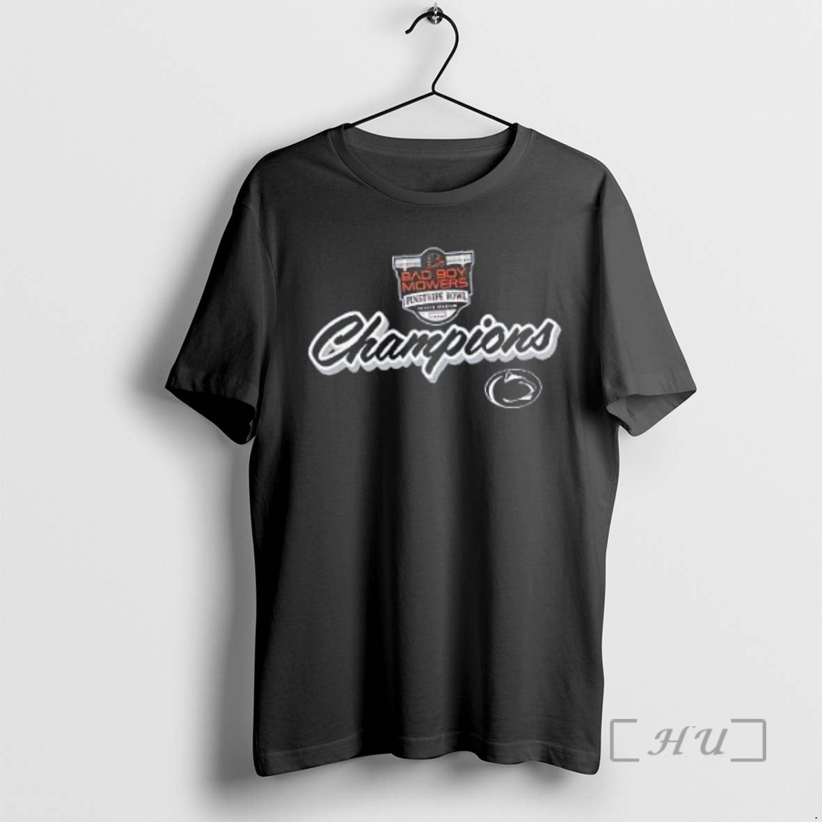 Officials Penn State Nittany Lions Pinstripe Bowl Champions Two Sided T-Shirts