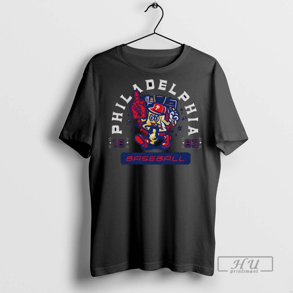 Officials Philadelphia Phillies 1883 Middle Finger Mlb Baseball Funny Meme T Shirt s