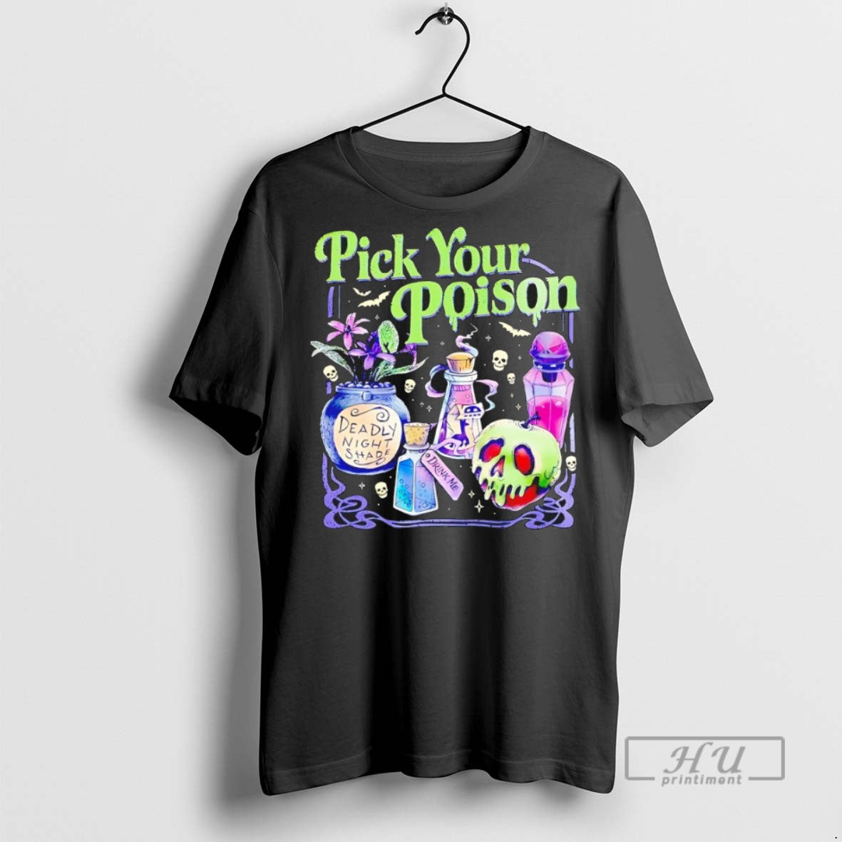 Officials Pick Your Poison Deadly Night Shade Halloween T Shirts s Unisex , , , Long Sleeve Tee