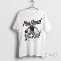 Officials Portland Skeleton Basketball Player Dribbling In The Pine Forest