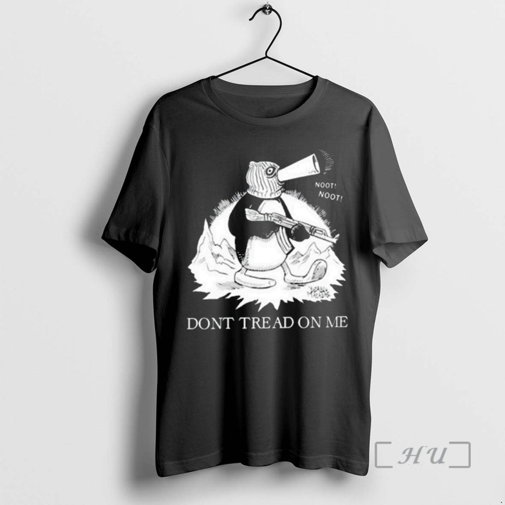 Officials Punk With A Camera Dont Tread On Me Penguin Noot Noot Premium T Shirts