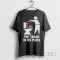 Officials Put Trash Maga Red Hat Ice And Republicans In Its Place T Shirt Unisex , , , Long Sleeve Tee