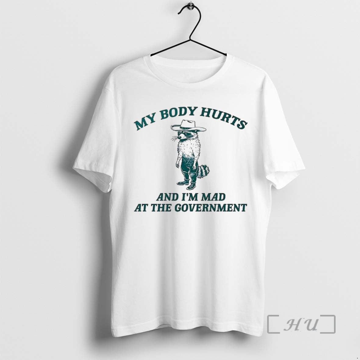 Officials Racoon My Body Hurts Im Mad Government T-Shirts
