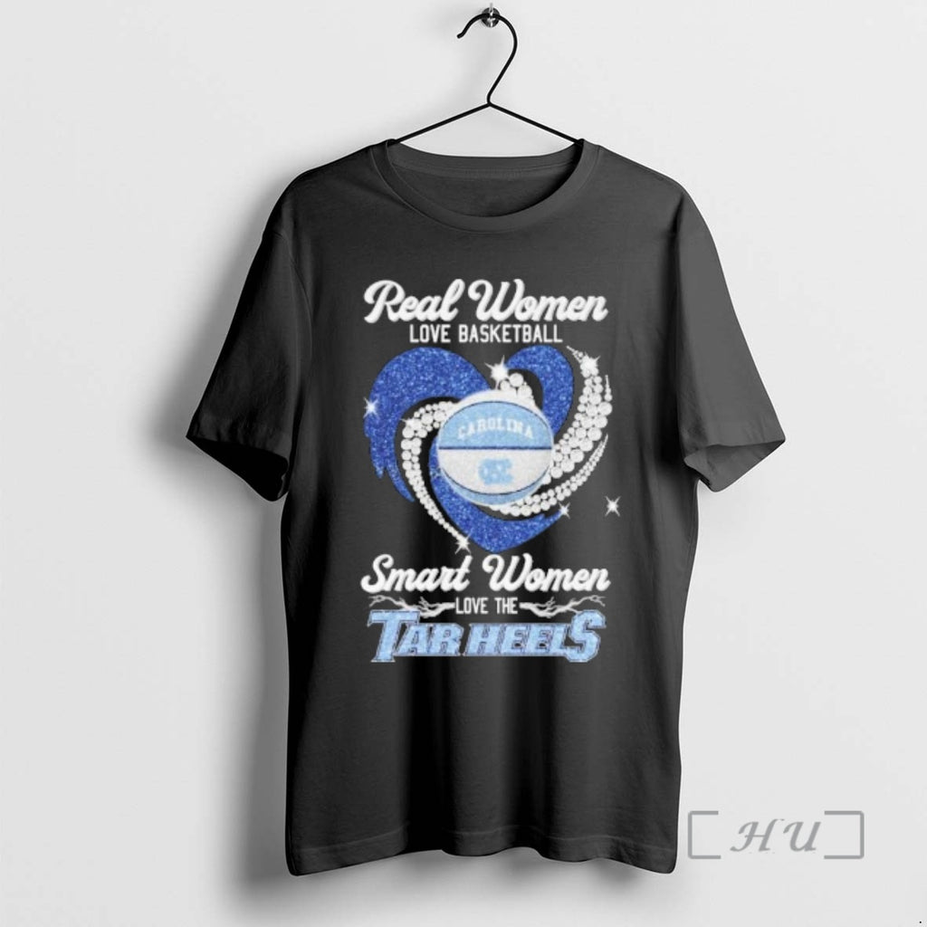 Officials Real Women Love Basketball Smart Women Love The Unc Tar Heels Basketball 2026 Premium