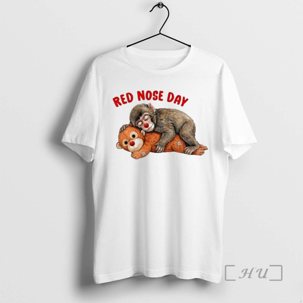 Officials Red Nose Day Punch Monkey Emotional Plush Toy Monkey