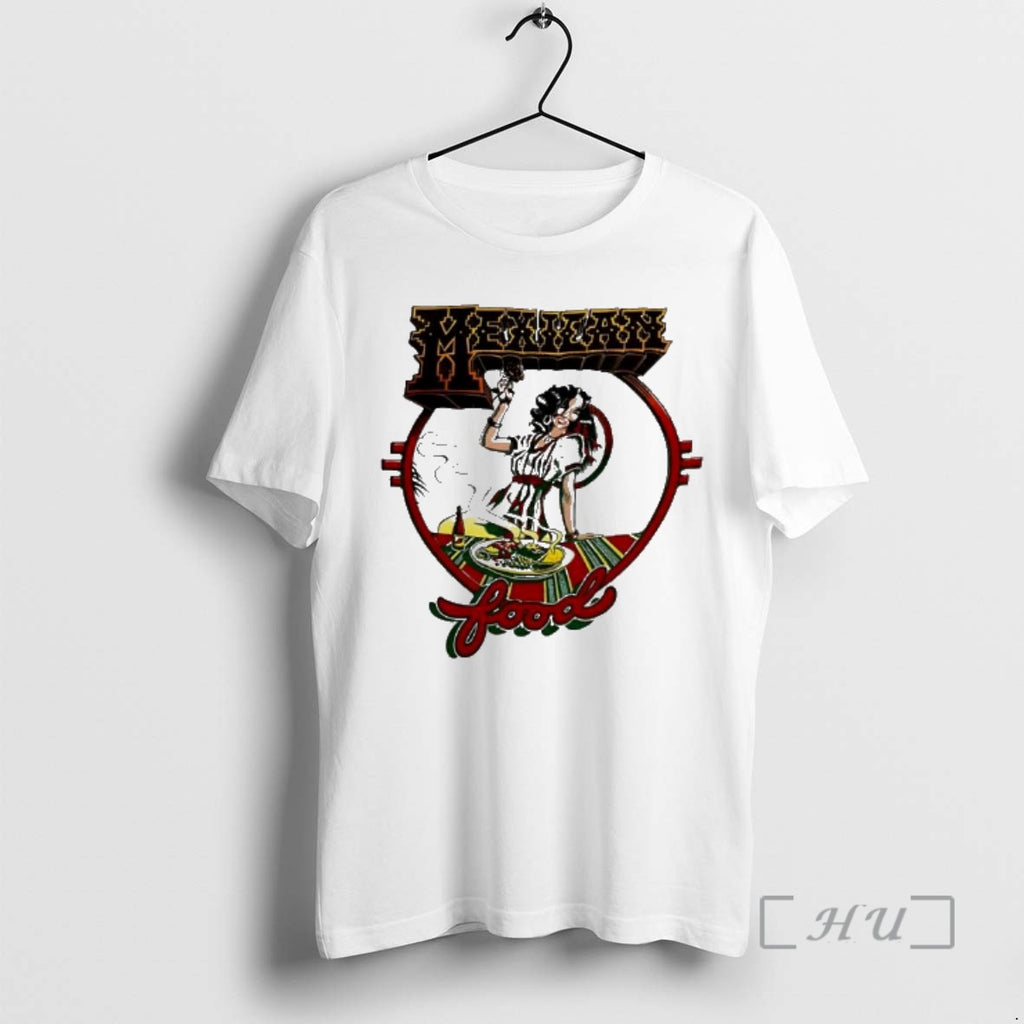 Officials Rick Griffin Mexican Food Woman Roses Plate Graphic
