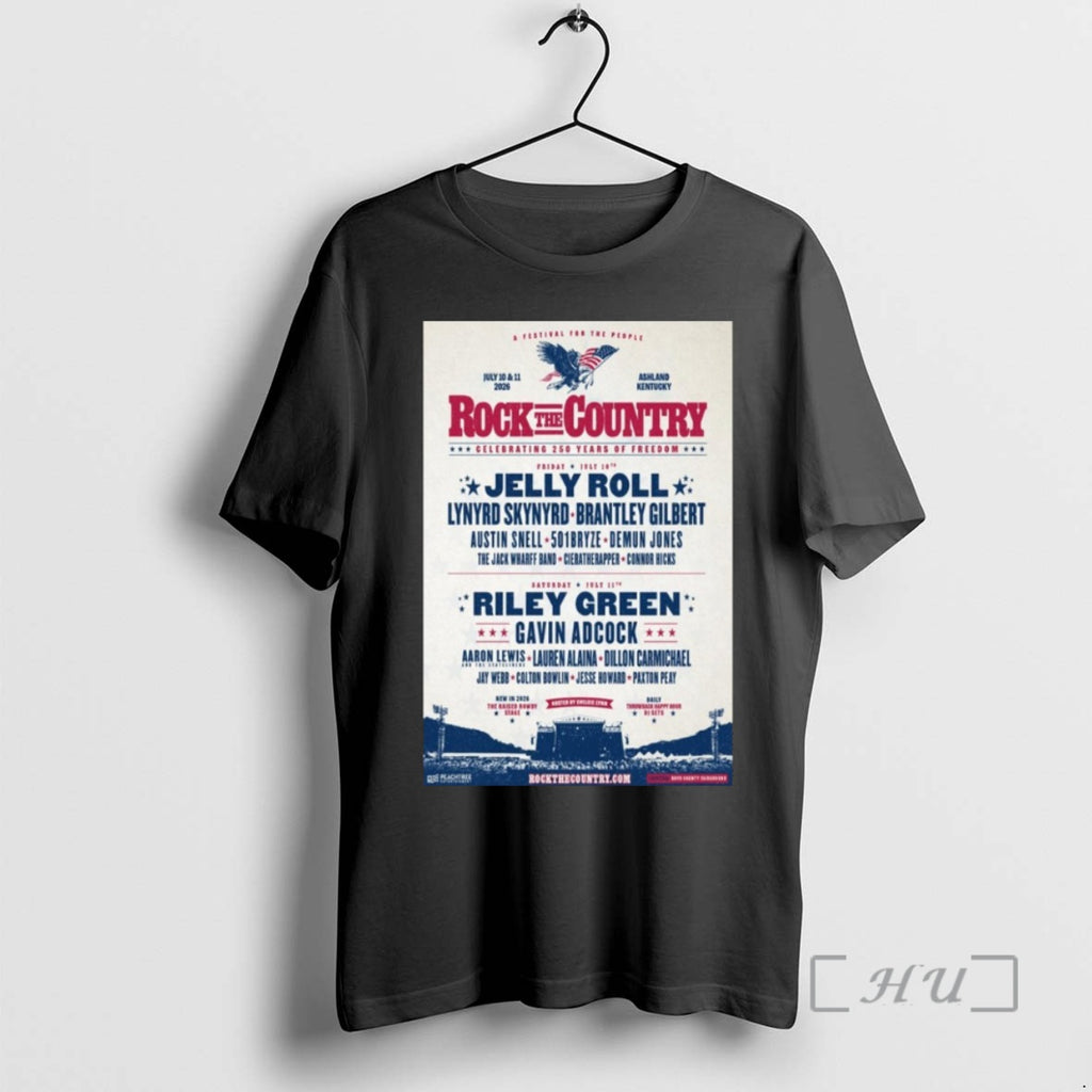 Officials Rock The Country Ashland Kentucky July 10 11 2026 Events Premium T Shirts Sweater