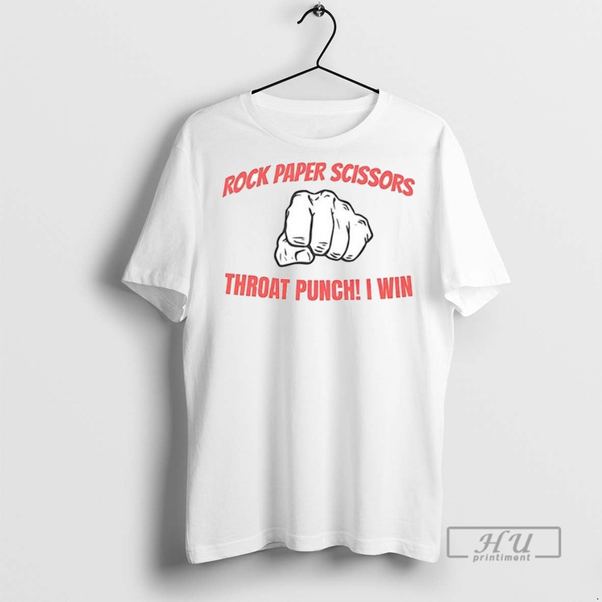 Officials Rock Paper Scissors Throat Punch I Win Ceramic Ceramic And Classic Dad Cap Unisex , , , Long Sleeve Tee