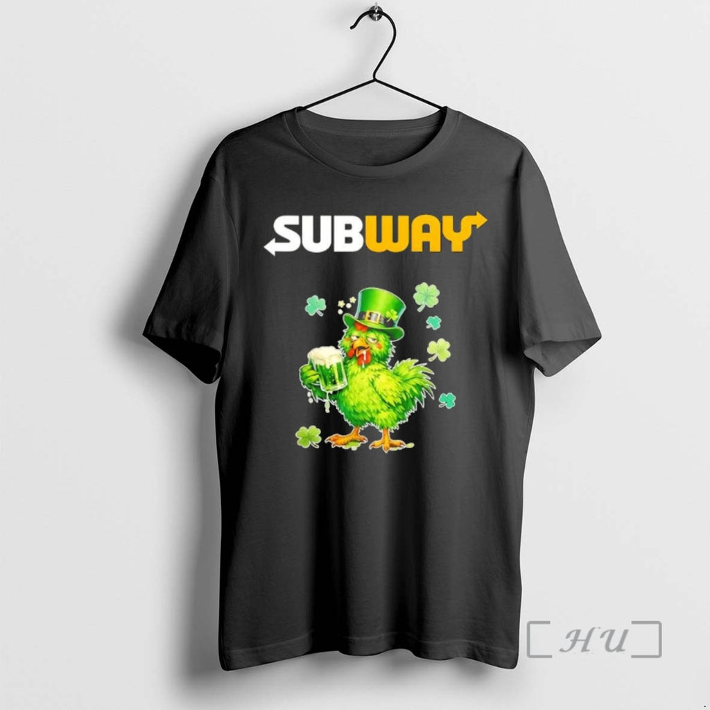 Officials Rooster Drinking Beer X Subway Happy St