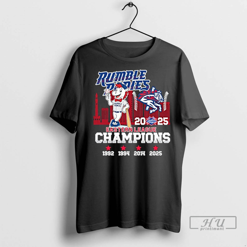Officials Rumble Ponies Eastern League Champions Mascot City T Shirts