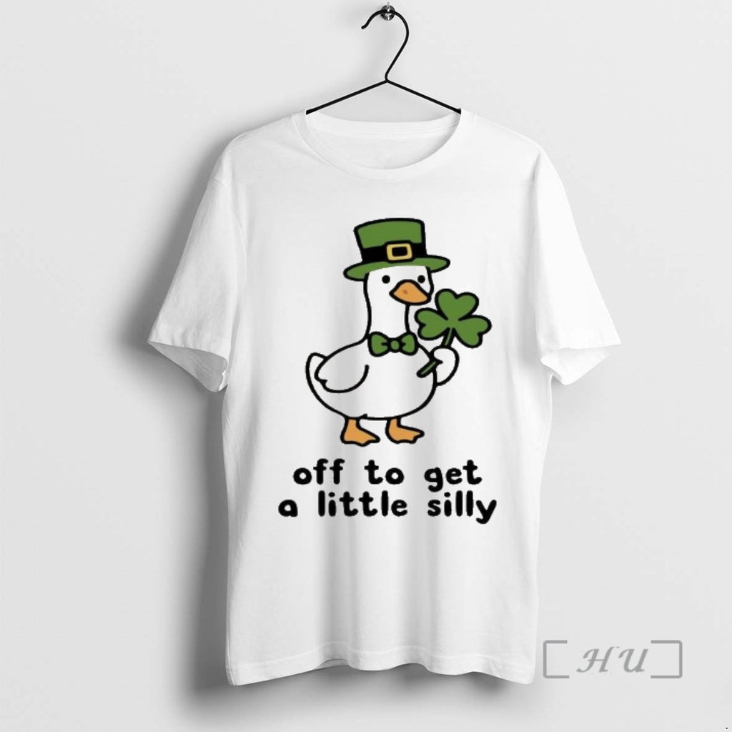 Officials Saint Patricks Day Goose Off To Get A Little Silly Premium T Shirts Sweater