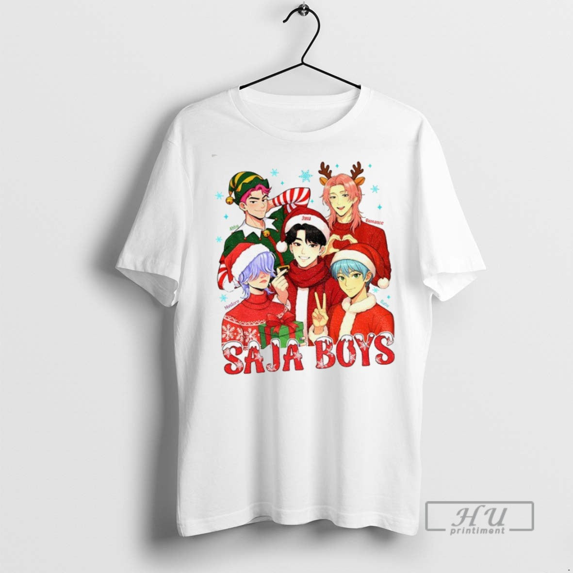 Officials Saja Boys Kpop Demon Hunters Anime Lover Gift Christmas 2025 T Shirt s