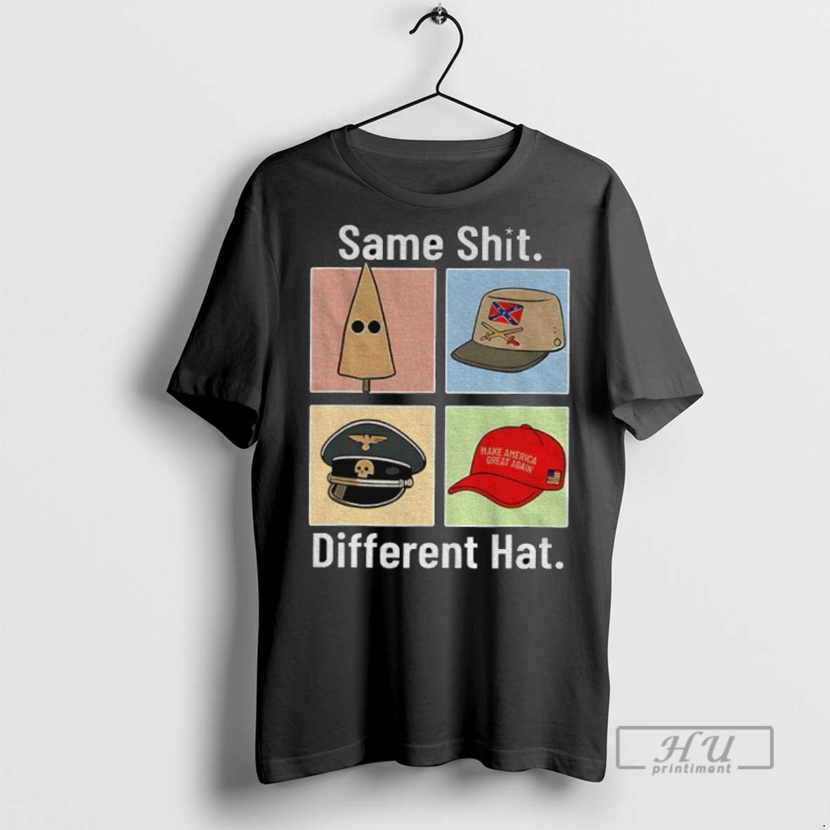 Officials Same Shit Different Hat Dark Humor Statement Sarcastic Protest T Shirt s