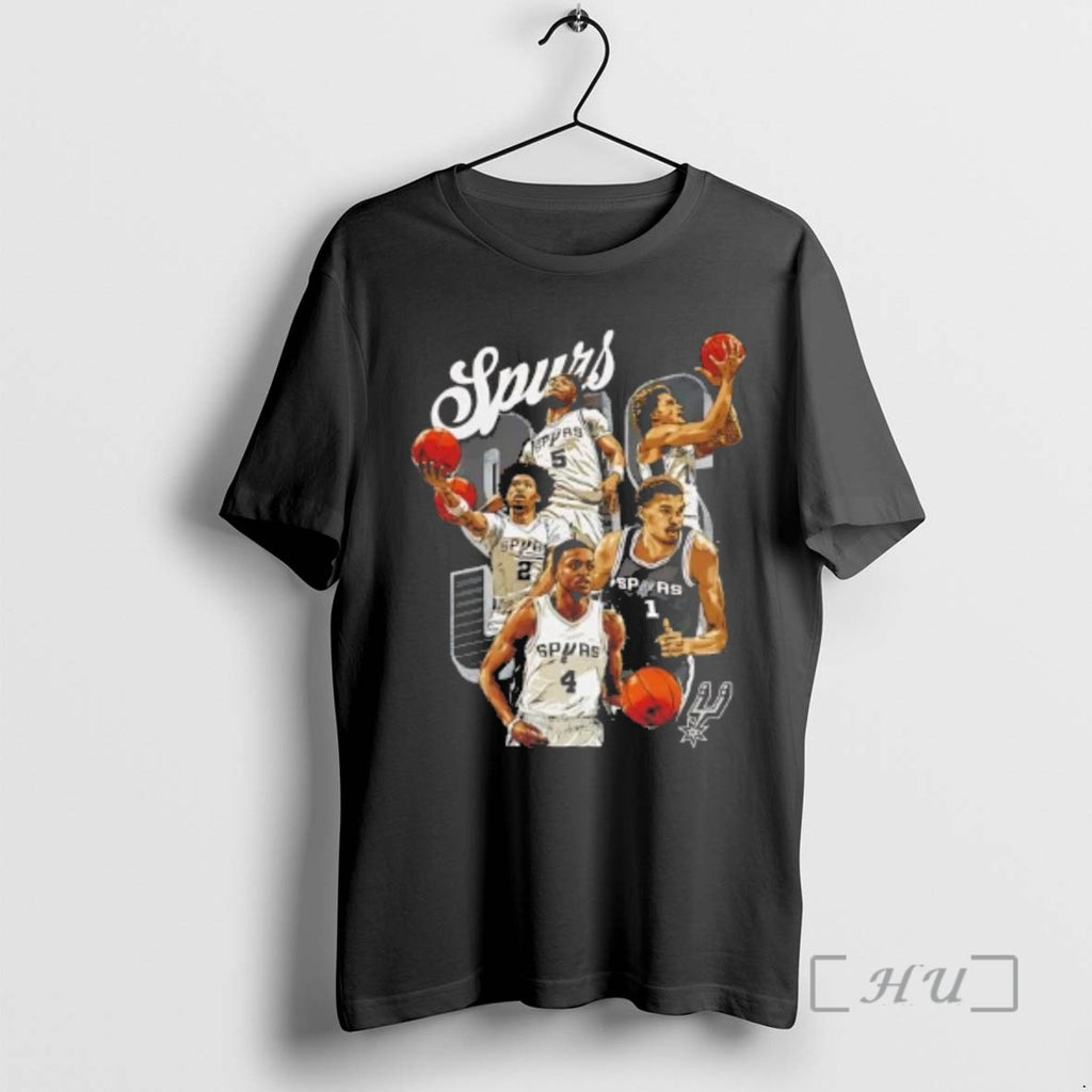 Officials San Antonio Spurs 2026 Starting 5 Graphic