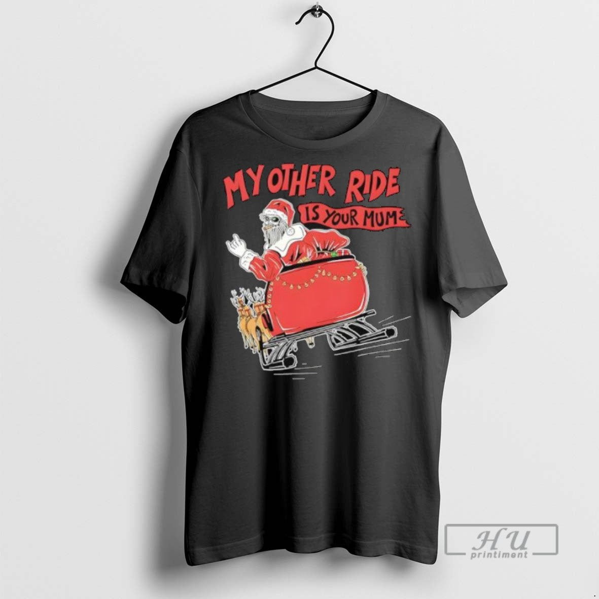 Officials Santa My Other Ride Is Your Mum T Shirt s Unisex , , , Long Sleeve Tee