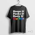 Officials Sarah Spain Hoops And Pucks And Footy And Gay Shit Premium T Shirts Sweater