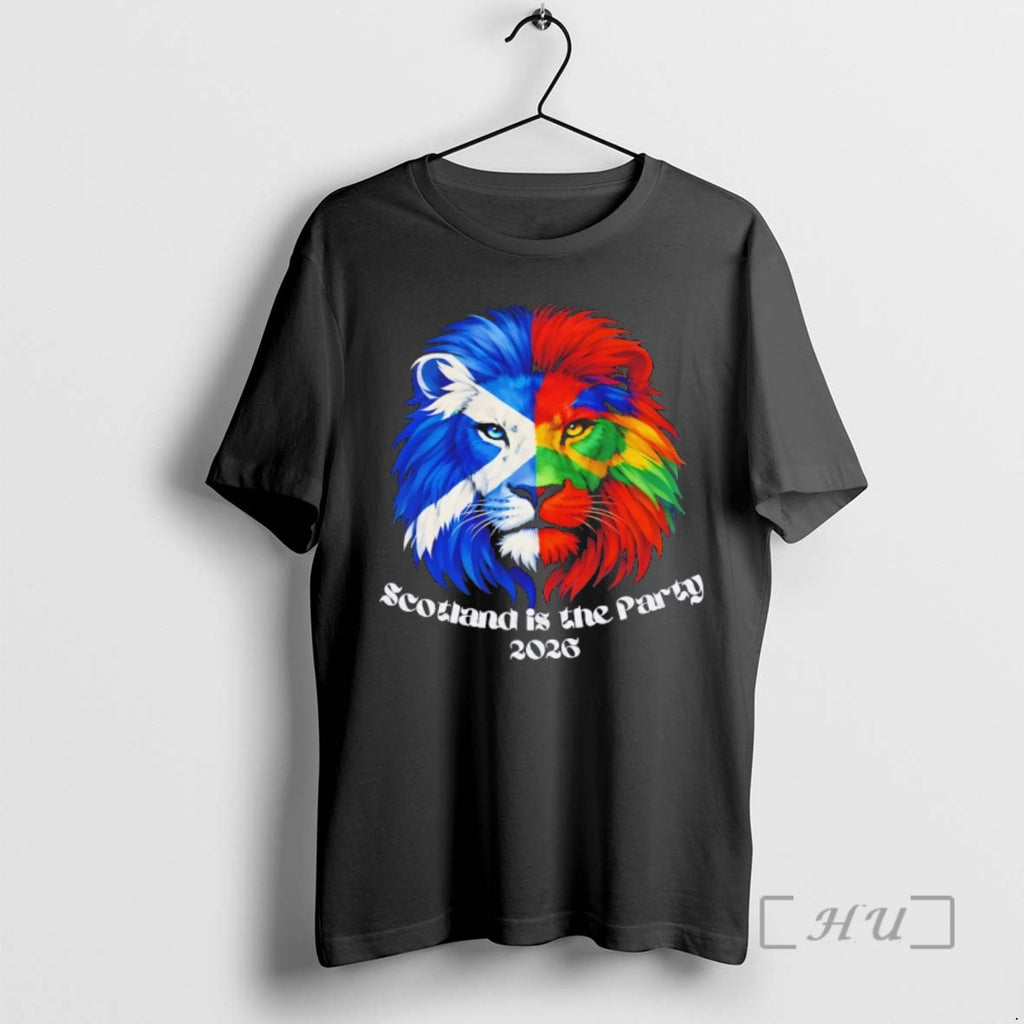 Officials Scotland World Cup Well Be Coming 2026 Tartan Army Lion Premium T Shirts Sweater