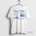 Officials Sea Otter Vintage 90s Cute Raft Nature Biology T Shirt s Unisex , , , Long Sleeve Tee