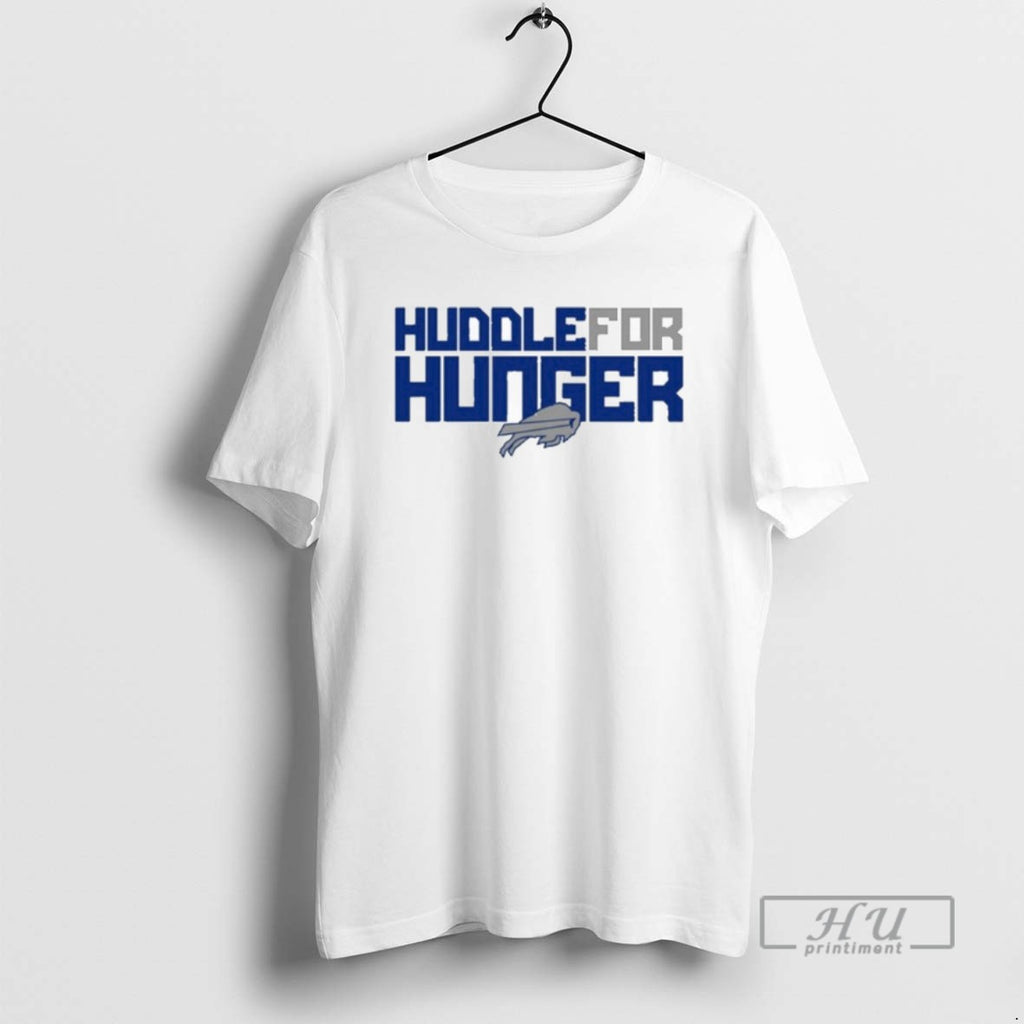 Officials Sean Mcdermott Wearing Huddle For Hunger Bills T Shirt