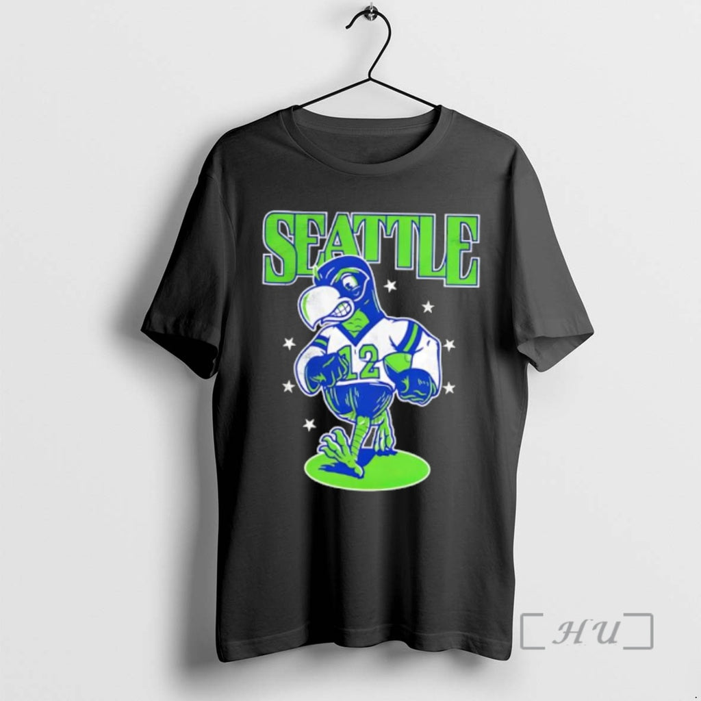 Officials Seattle 12 Angry Osprey Bird Mascot Stars Athletic Style