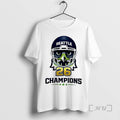 Officials Seattle Helmet Bird Head 26 Champions Three Stars Football
