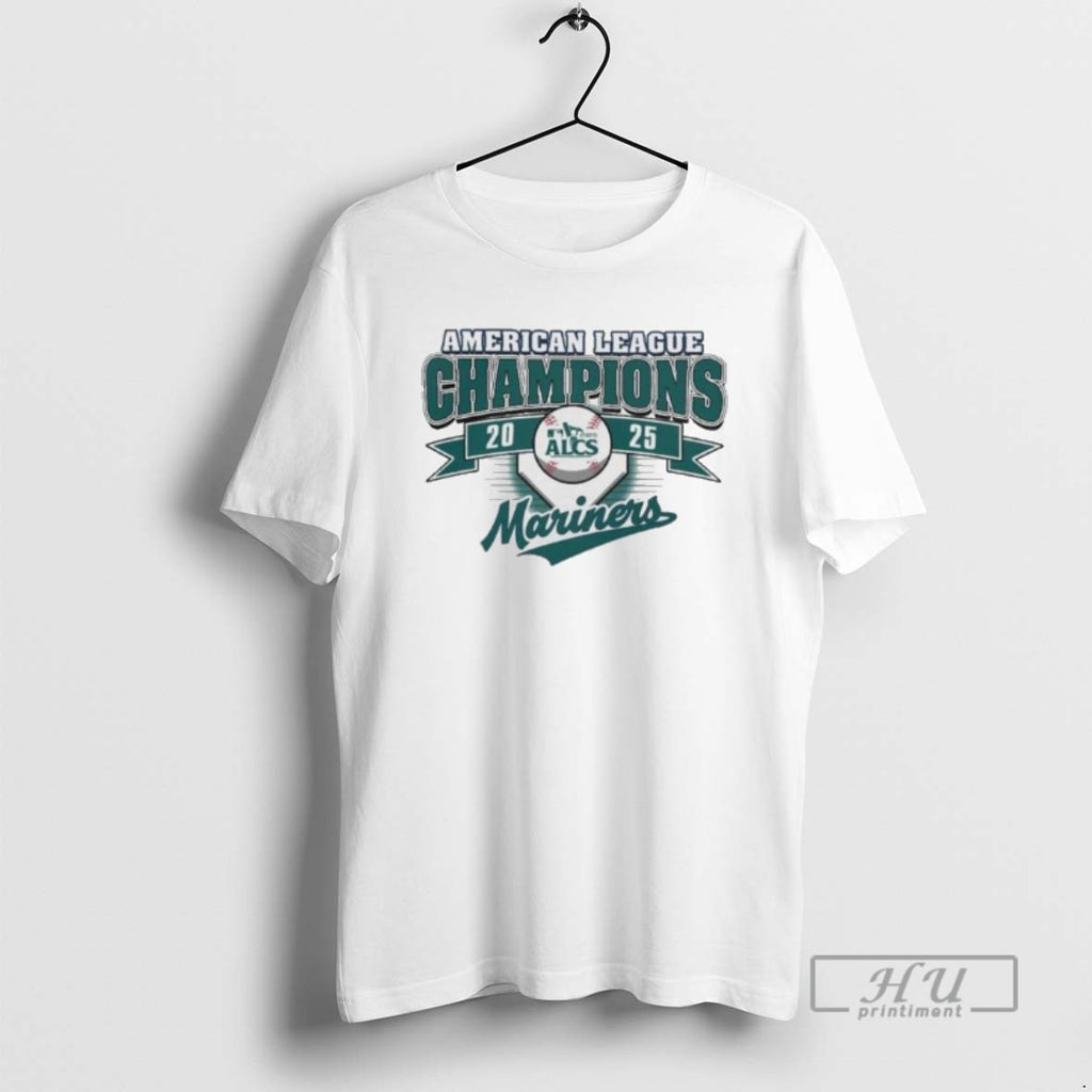 Officials Seattle Mariners 2025 American League Champions Champions Alcs T Shirt