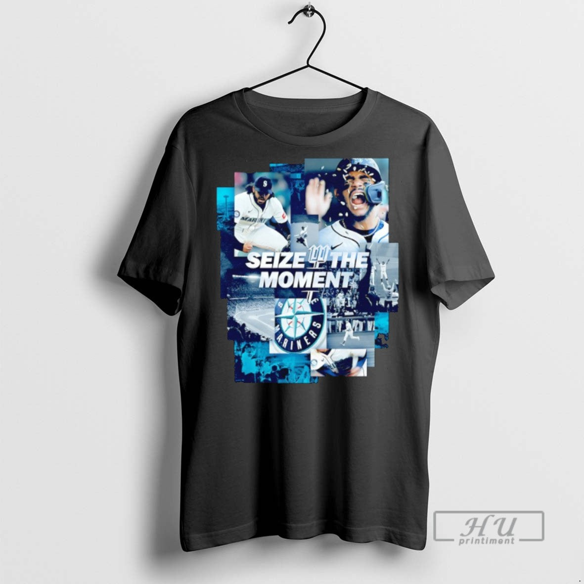 Officials Seize The Moment Seattle Mariners Graphic T Shirts s Unisex , , , Long Sleeve Tee
