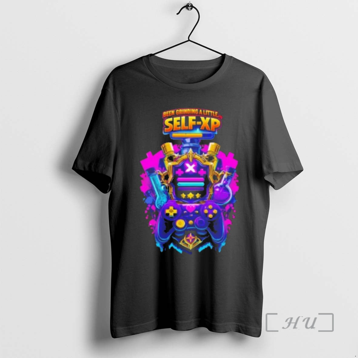 Officials Self Xp Neon Arcade Level Up T-Shirts