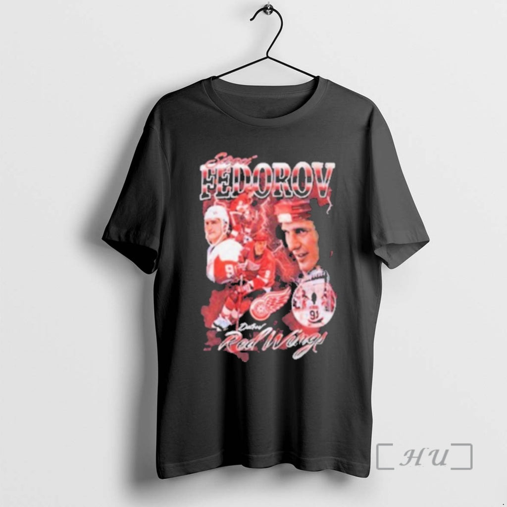 Officials Sergei Fedorov Detroit Red Wings Vintage
