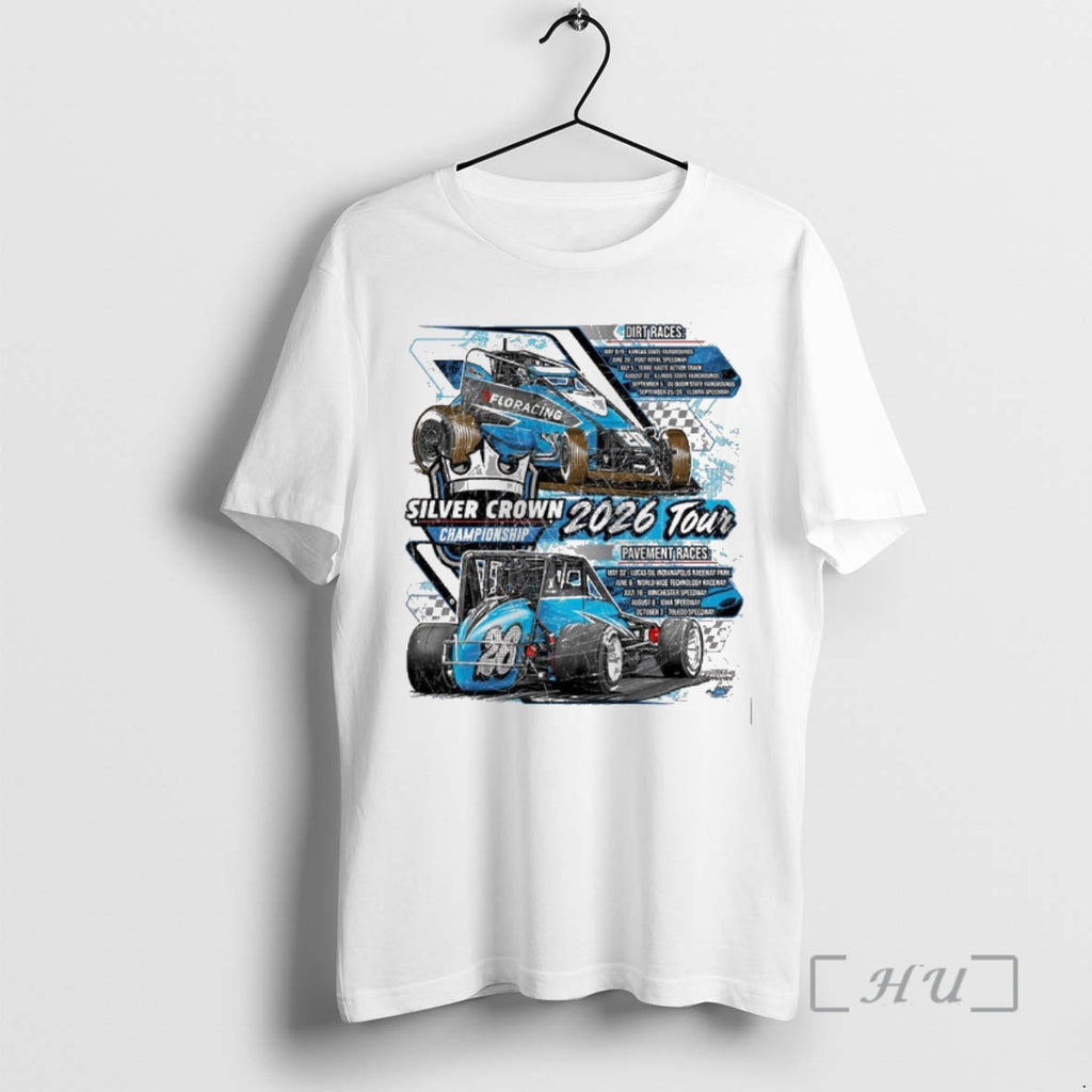 Officials Silver Crown Championship 2026 Tour Dirt Races Pavement Races Usac Premium T Shirts Sweater