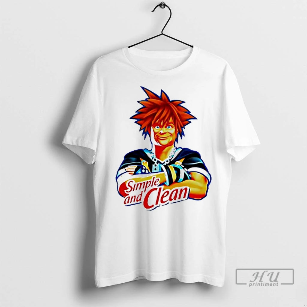 Officials Simple And Clean Kingdom Hearts Mr Clean T Shirt