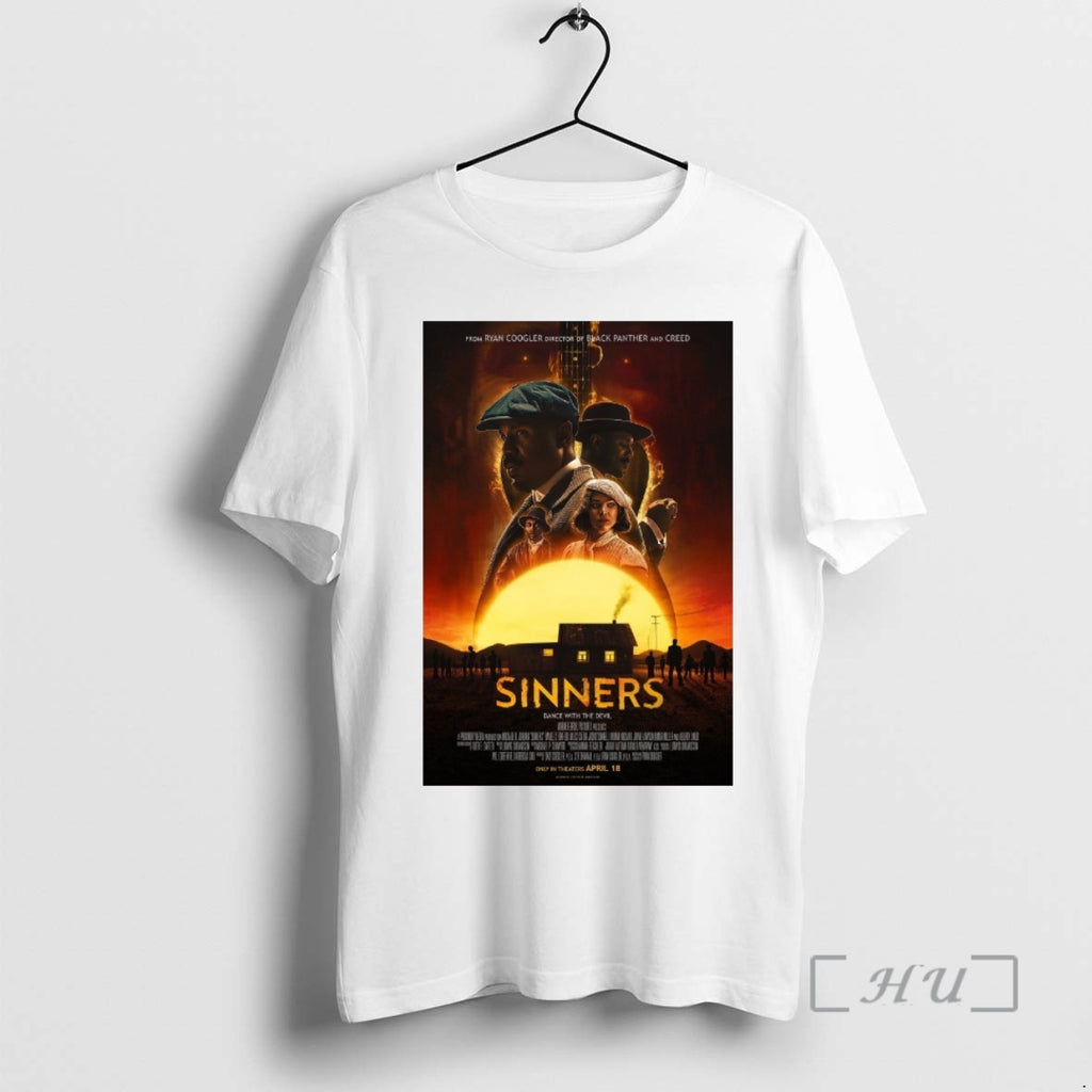 Officials Sinners Dance With The Devil Only In Theaters April 18 2026 Premium T Shirts