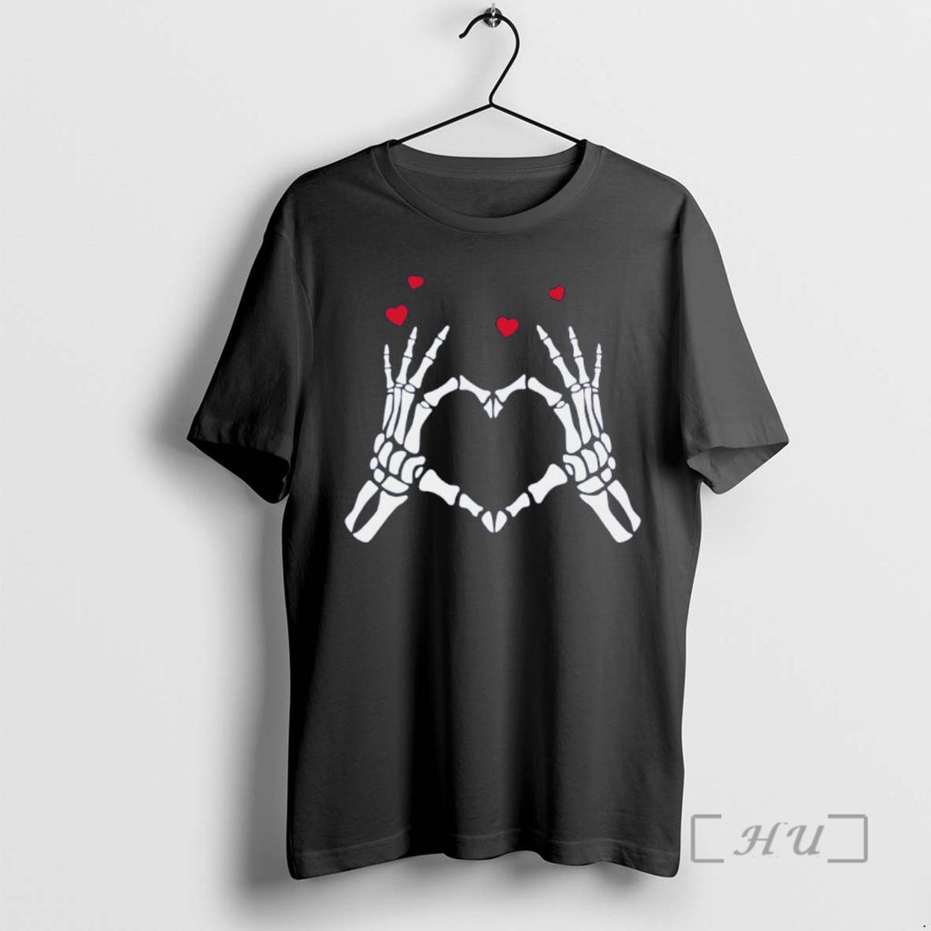 Officials Skeleton Love Hand Sign Valentines Day
