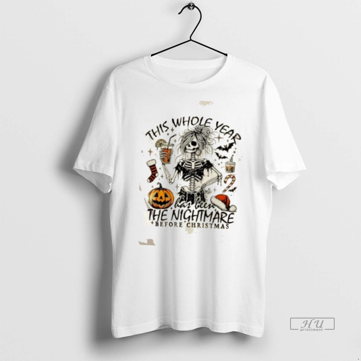 Officials Skeleton This Whole Year Has Been The Nightmare Before Christmas T Shirt Sweater