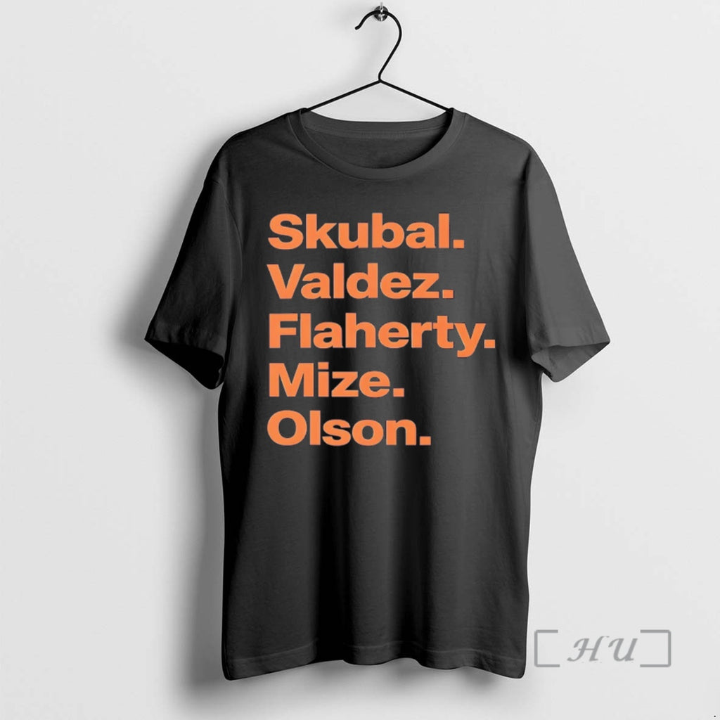 Officials Skybal Valdez Flaherty Mize Olson Detroit Tigers Vintage