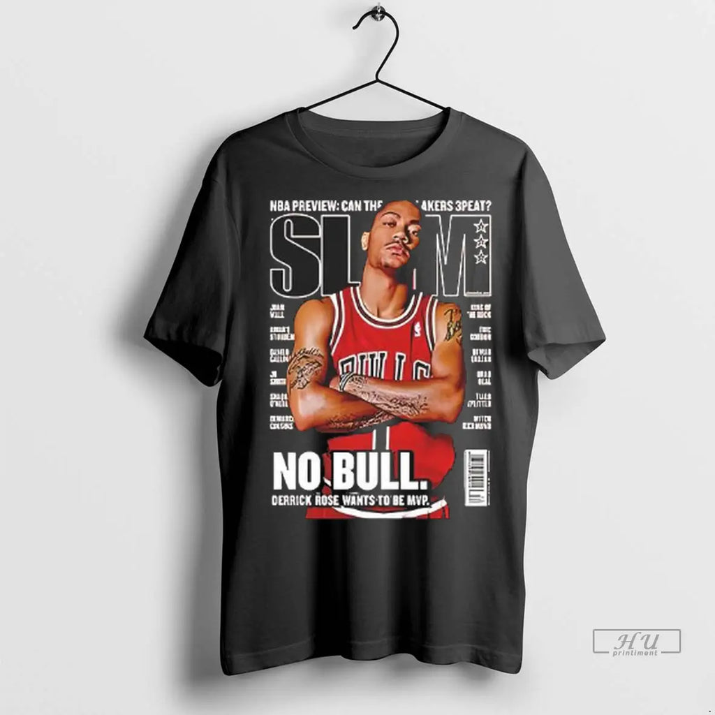 Officials Slam D Rose All Star Graphic No Bull T Shirts