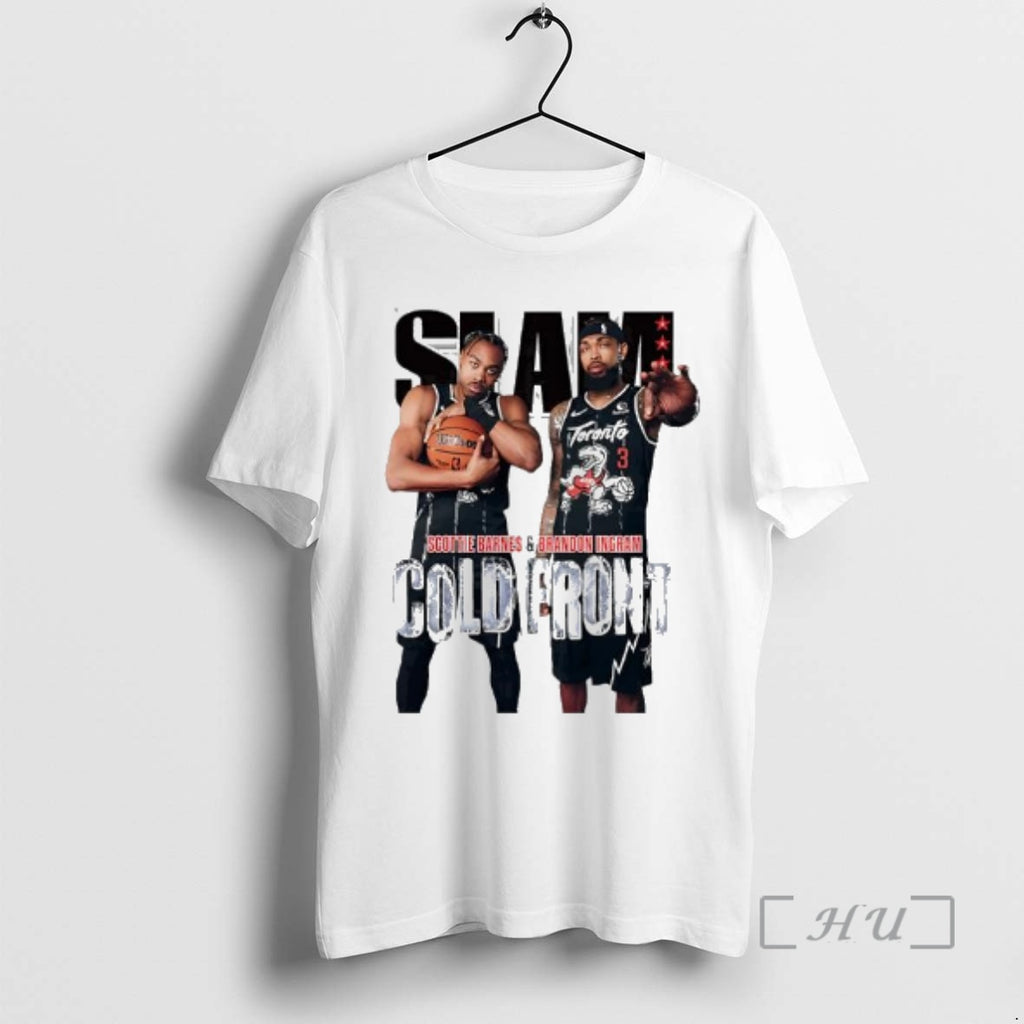 Officials Slam Scottie Barnes Brandon Ingram Magazine Toronto Players Cold Front Premium T Shirts Sweater